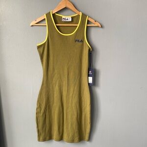 Fila Mattea Dress in Olive